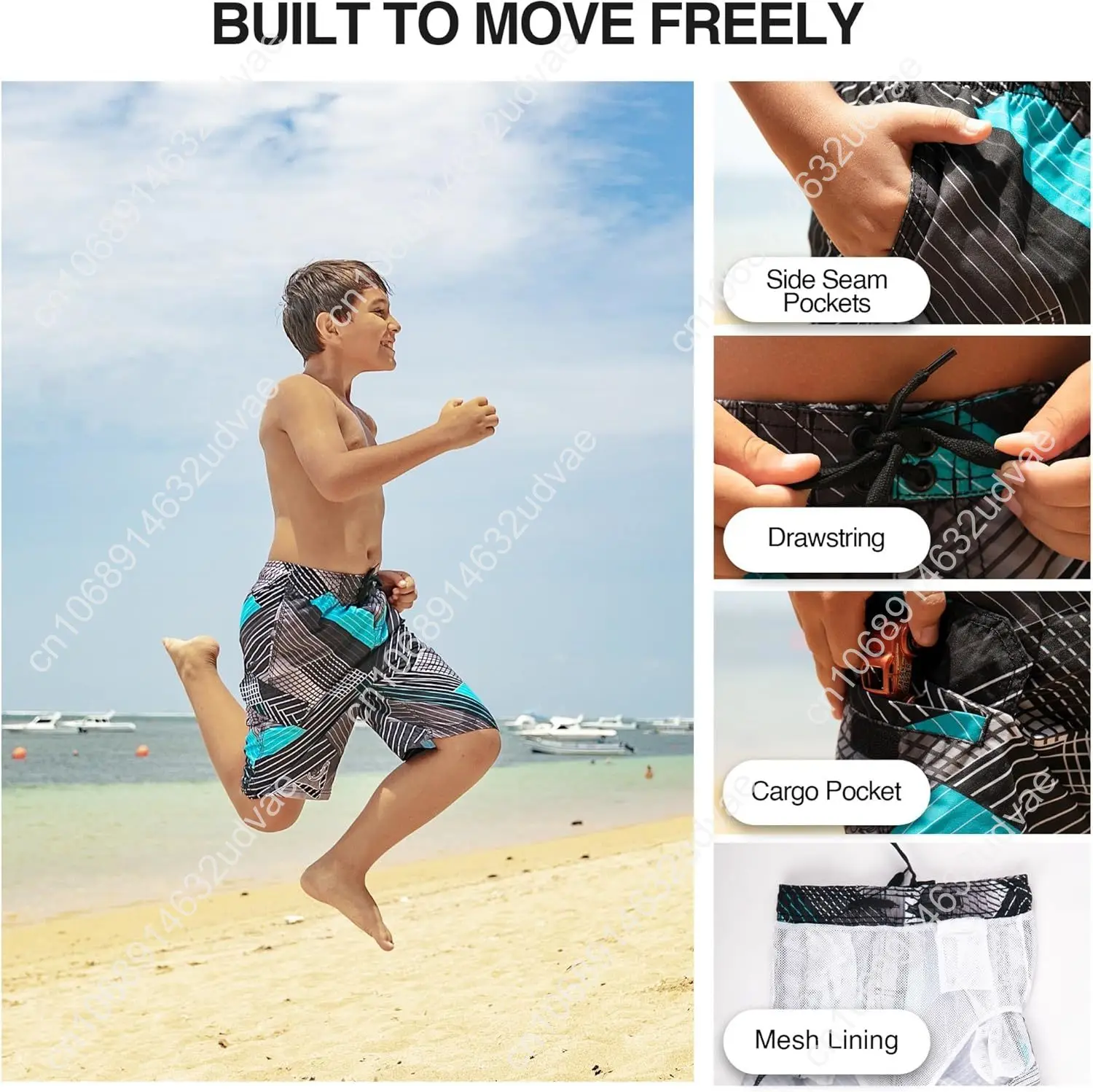 Пляжные плавки Kanu Surf Boys  – обзор и цена Swim Trunk Quick Dry