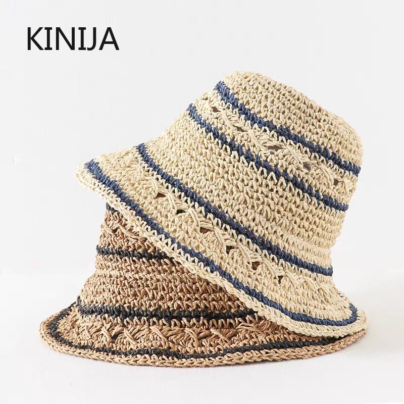 Летняя шляпа женская соломенна – обзор и цена Bucket Hat Straw